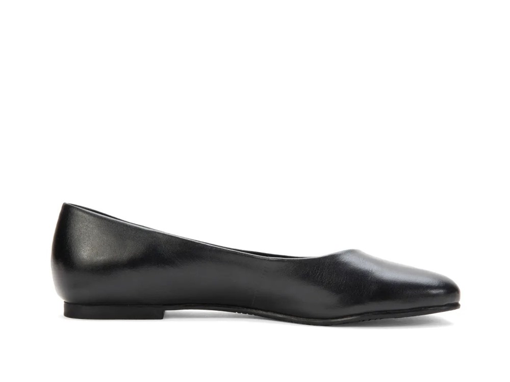 John Fluevog Porcelain - Black | Round Toe Flats