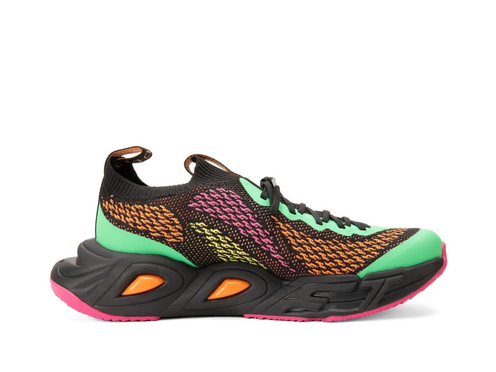 John Fluevog Velocity Prism - Multi | Breathable Knit Sneakers