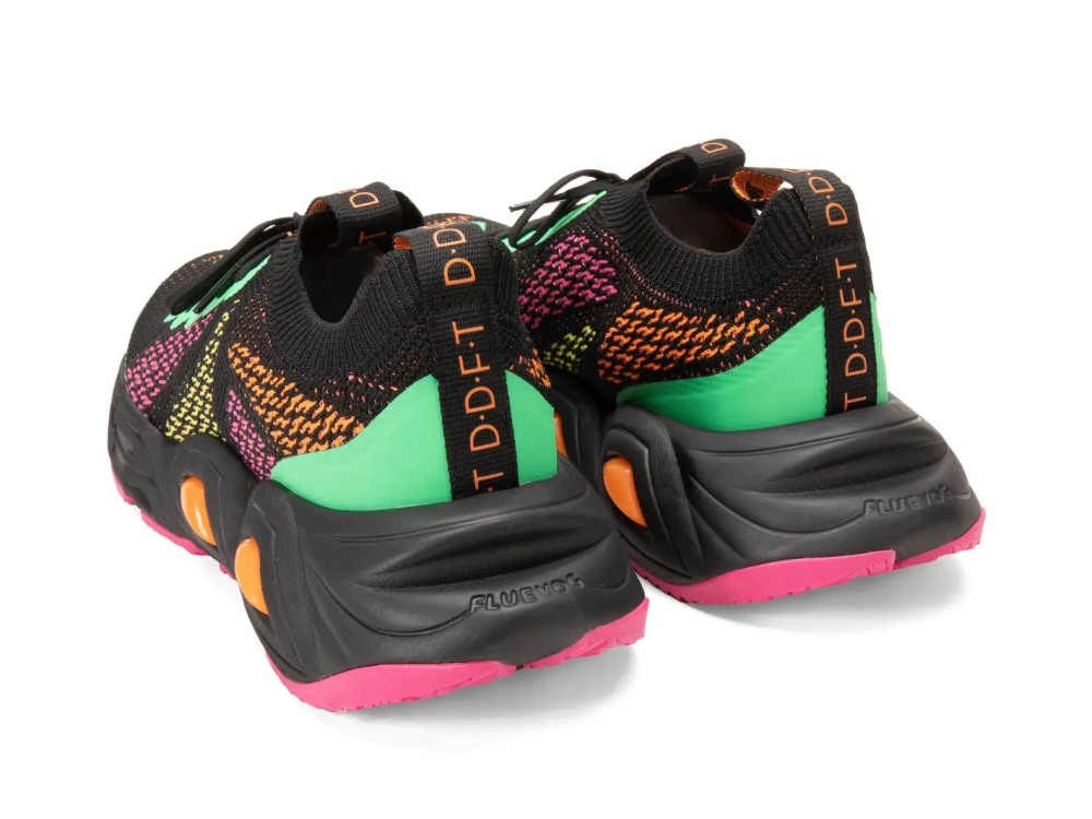 John Fluevog Velocity Prism - Multi | Breathable Knit Sneakers