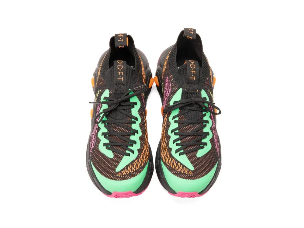 John Fluevog Velocity Prism - Multi | Breathable Knit Sneakers