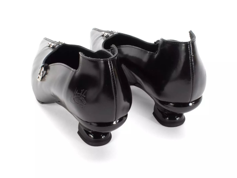 John Fluevog Hilda - Black | Pumps with Metal Piercings