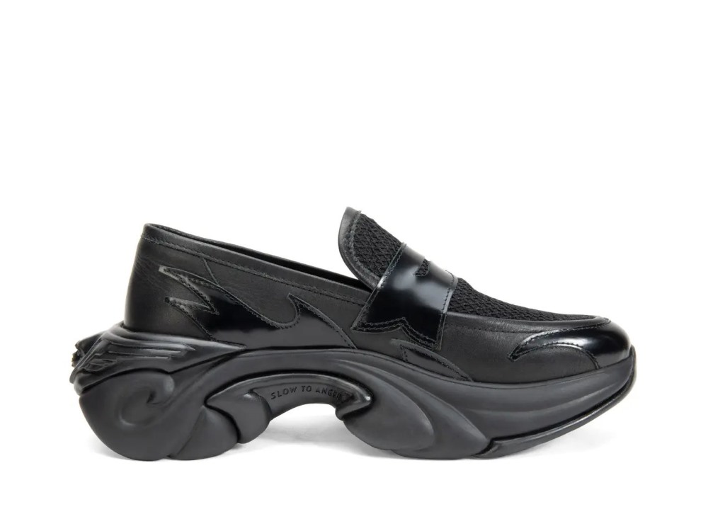 John Fluevog Maverick - Black | Sneaker-Style Penny Loafers