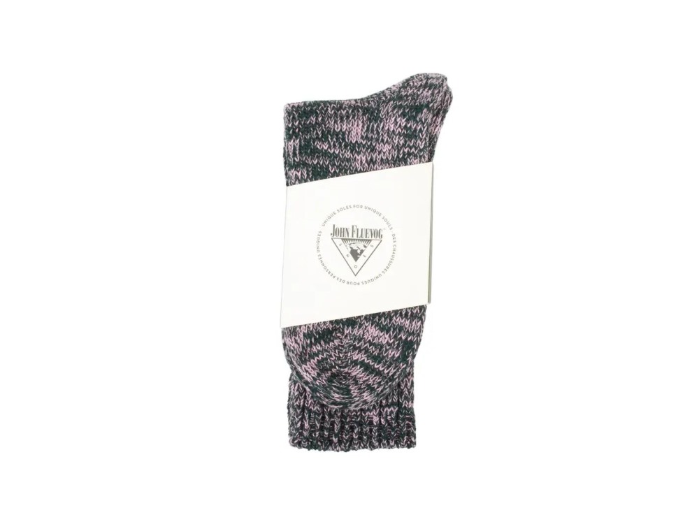 John Fluevog Russo - Green/Pink | Thick Wool Socks