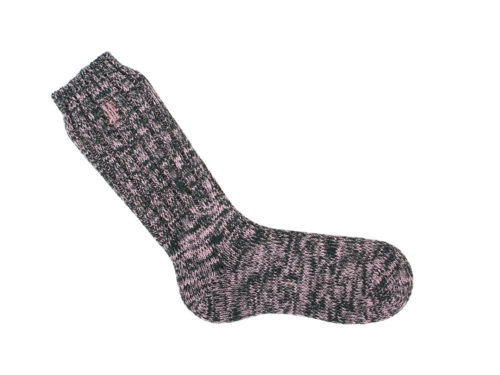 John Fluevog Russo - Green/Pink | Thick Wool Socks