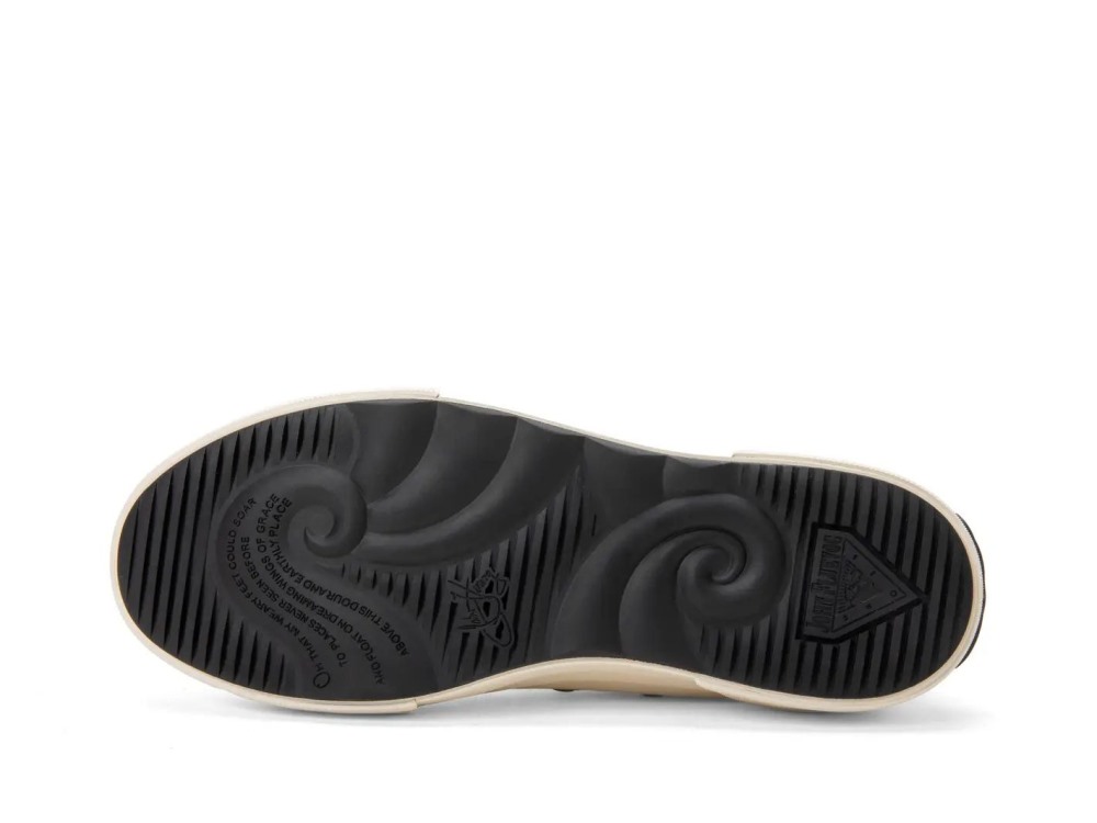 John Fluevog Steele - Black/White | High-Top Lace-Up