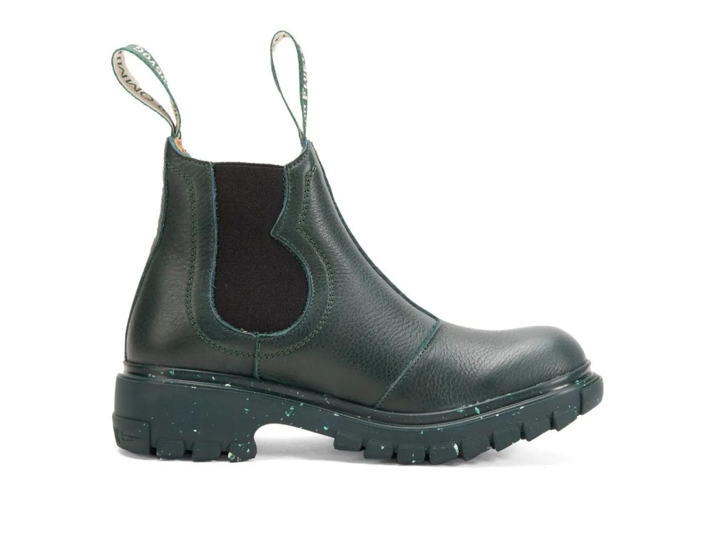 John Fluevog Jeudi - Green | Chelsea Boots