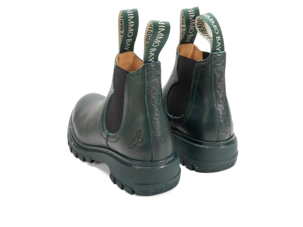 John Fluevog Jeudi - Green | Chelsea Boots