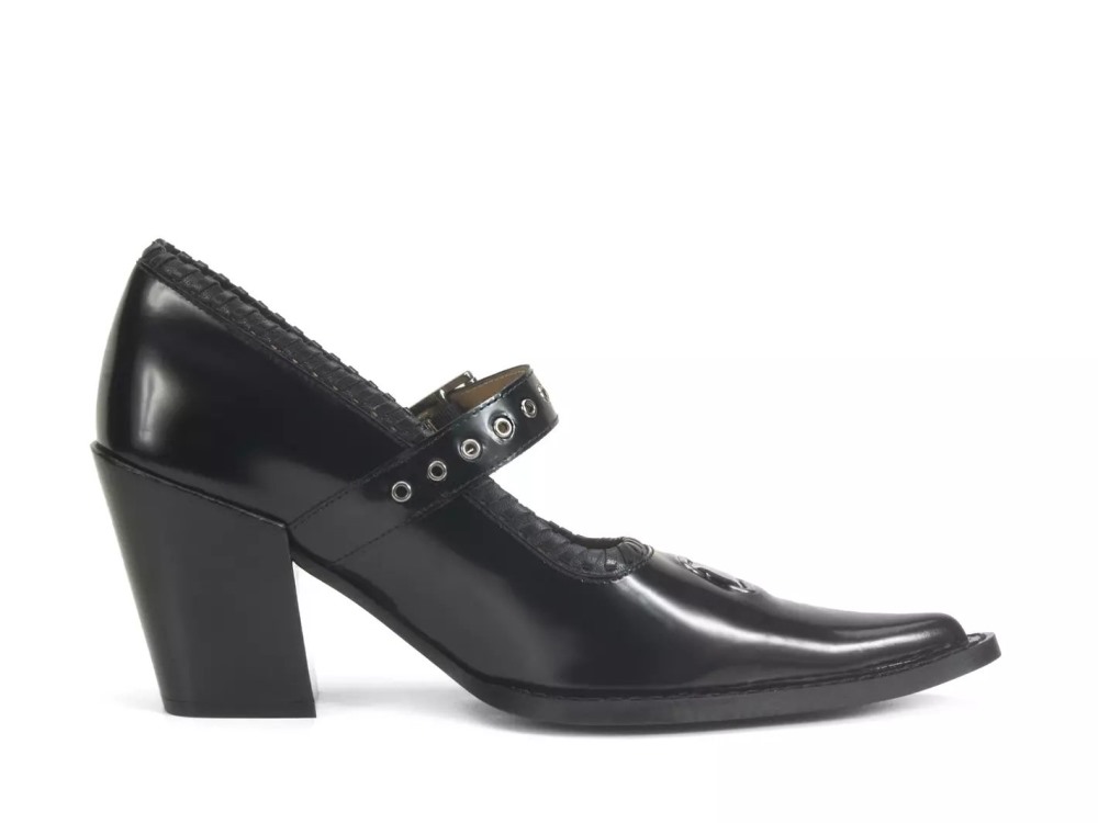 John Fluevog Willow - Black | Mary Jane Heels