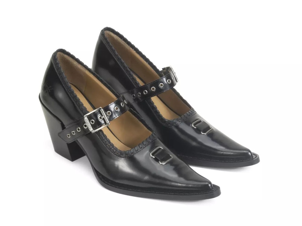 John Fluevog Willow - Black | Mary Jane Heels