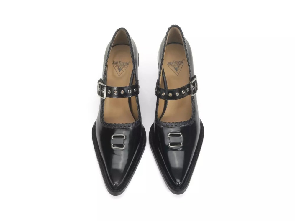 John Fluevog Willow - Black | Mary Jane Heels
