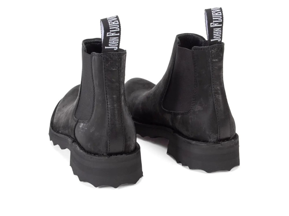 John Fluevog Newman - Black | Comfy Chelsea Boots