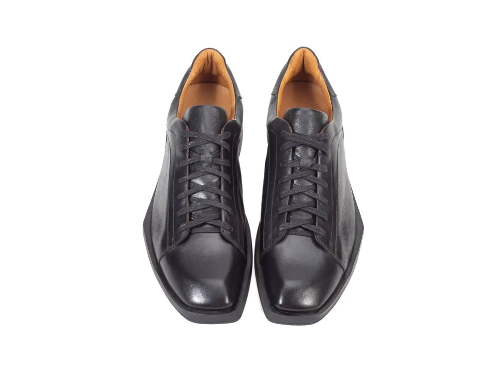 John Fluevog Krisp - Black | Classic Lace-Up Shoes