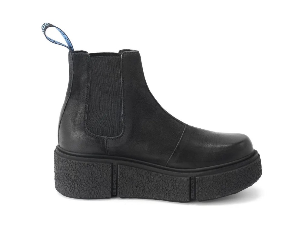 John Fluevog Piccolomini - Black | Platform Chelsea Boots