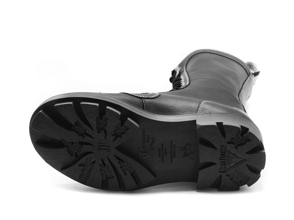 John Fluevog Zachary - Black | Tall Angel Boots
