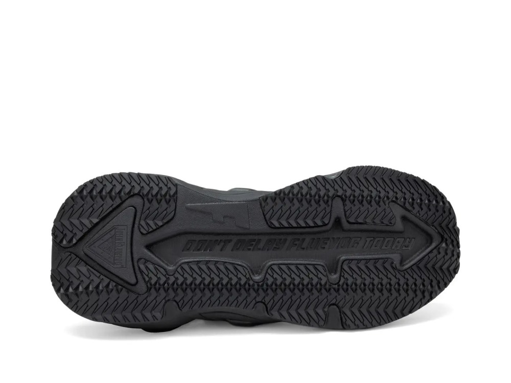 John Fluevog Swift Star - Black/White | Mesh Mary Jane Sneakers