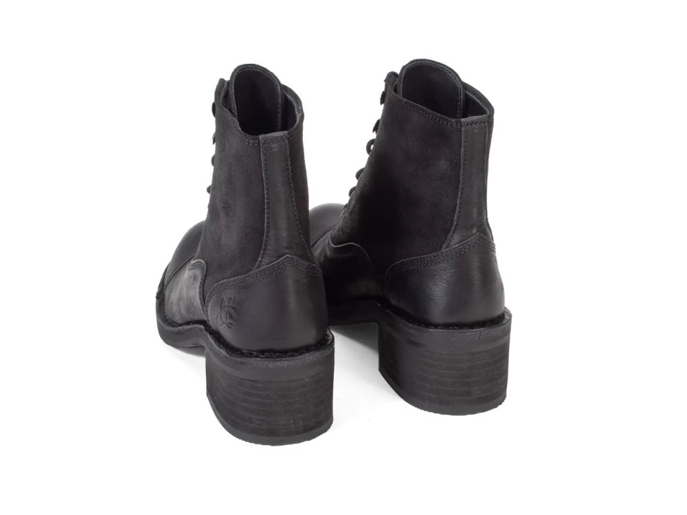 John Fluevog 441 Victor - Black | Lace-Up Ankle Boots