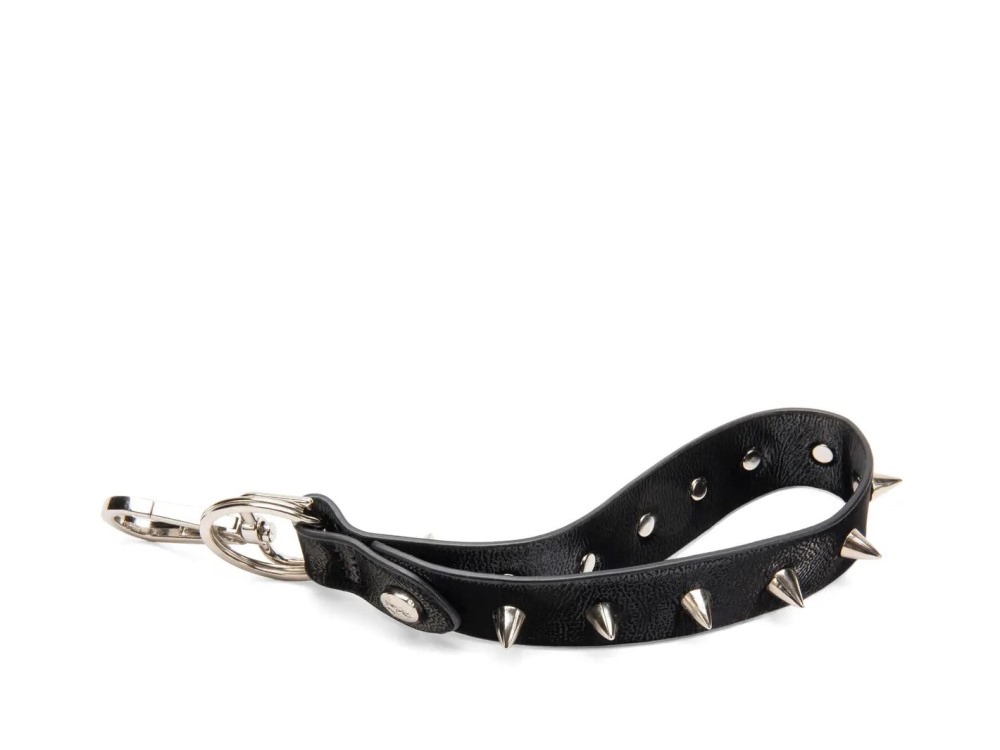 John Fluevog Long Babs - Black Vegan | Long Spiked Keychain