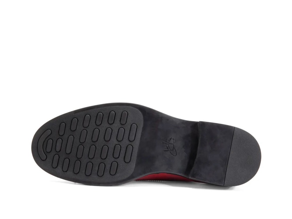 John Fluevog Administratrix - Red | Flexible Brogue Shoes