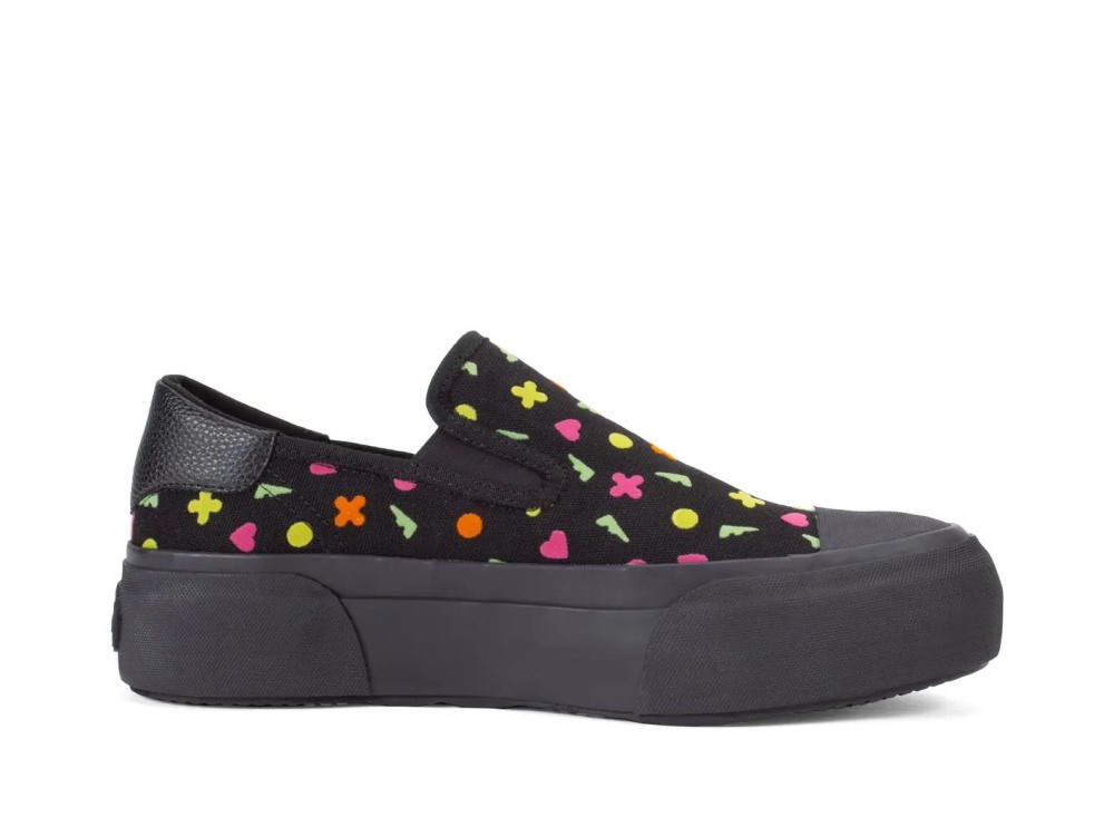 John Fluevog Willett - Neon Icons Vegan | Casual Slip-On Shoes