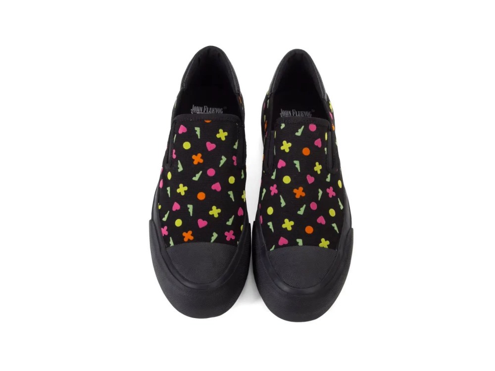 John Fluevog Willett - Neon Icons Vegan | Casual Slip-On Shoes