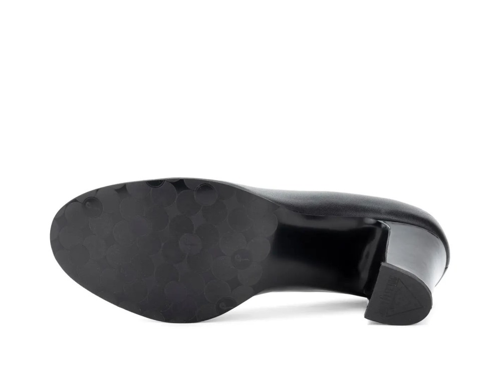 John Fluevog Iris - Black | Patent-Toed Pumps