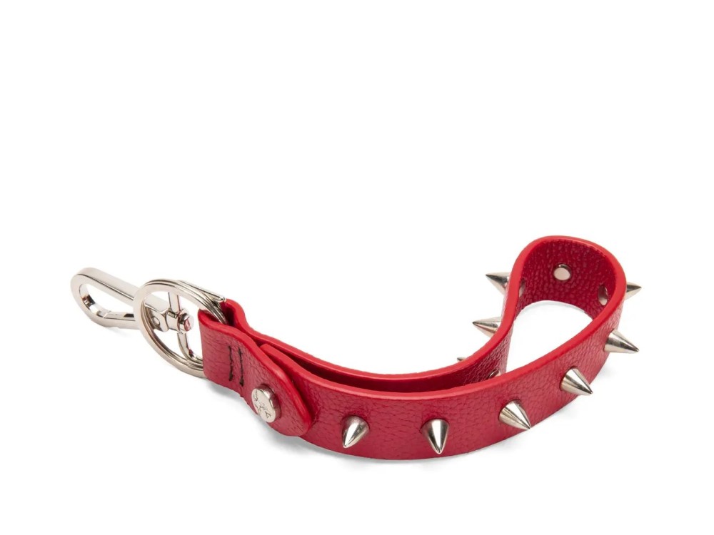 John Fluevog Long Babs - Red | Long Spiked Keychain