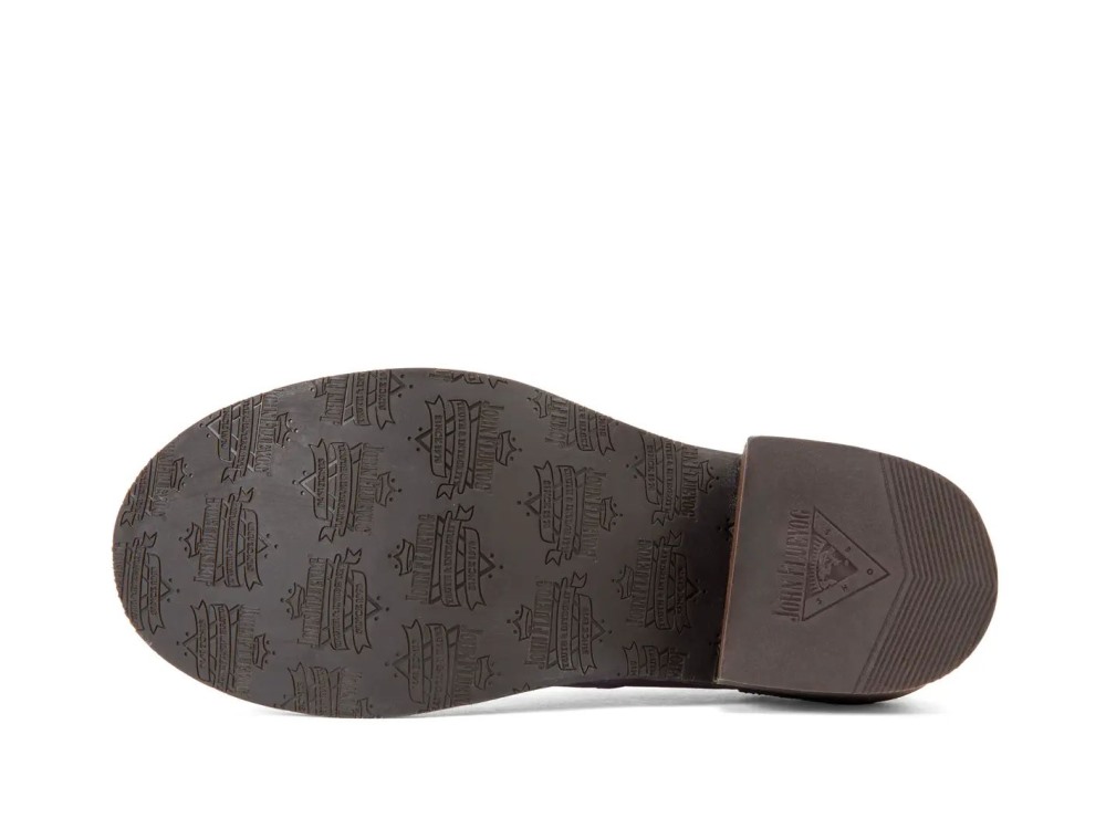 John Fluevog Phantom - Purple | Buckled Triple-Strap Shoes