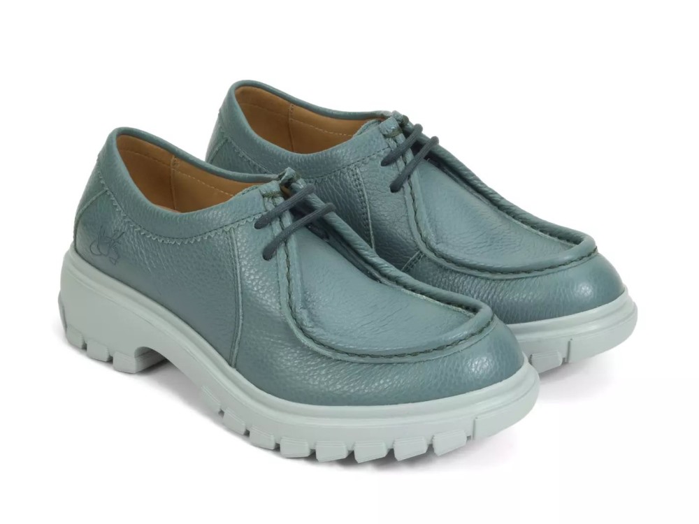 John Fluevog Jueves - Teal | Casual Leather Shoes
