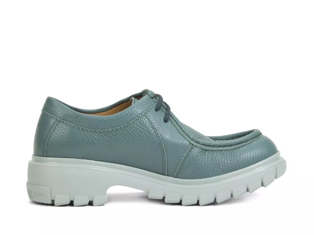 John Fluevog Jueves - Teal | Casual Leather Shoes