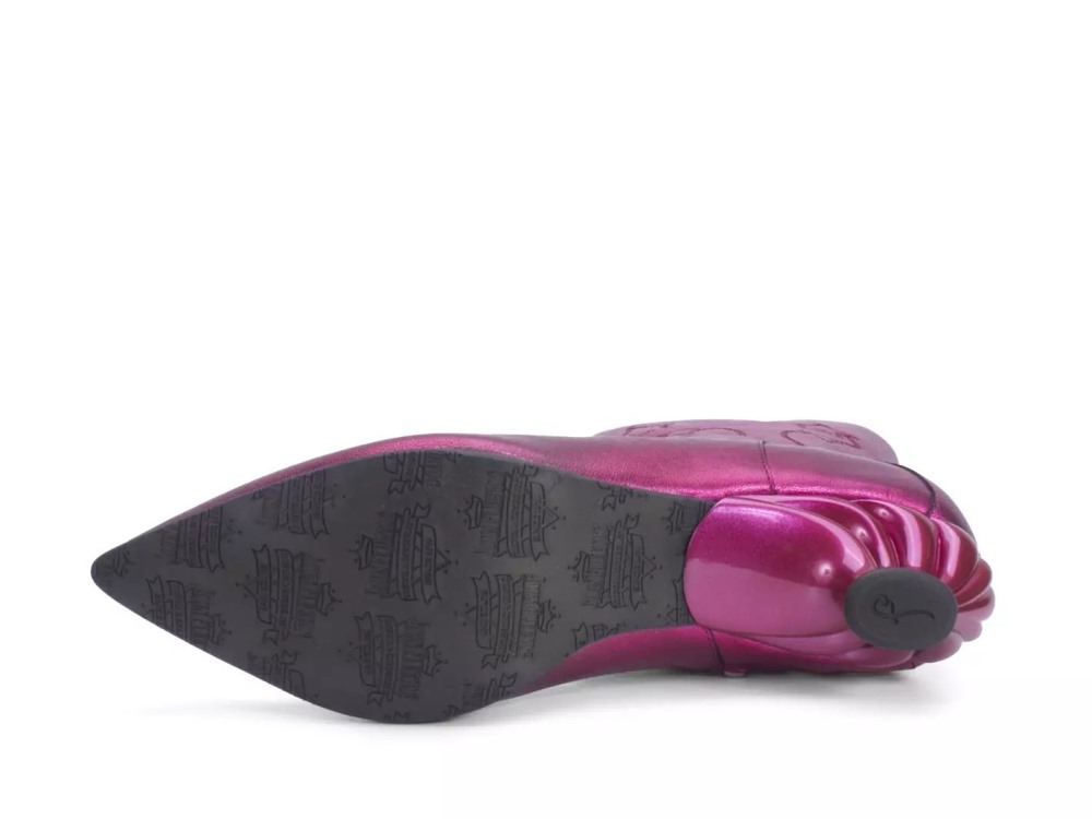 John Fluevog Noctiluca - Pink | Zip-Up Western Boots