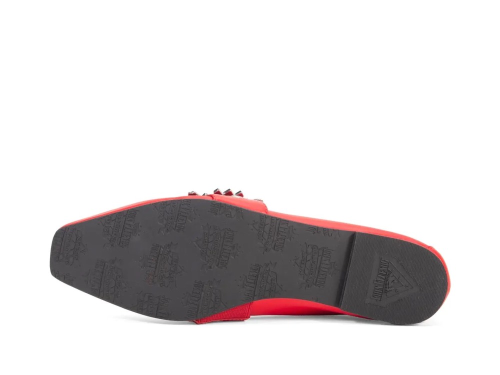 John Fluevog Misty - Red | Slip-On Mary Jane Flats