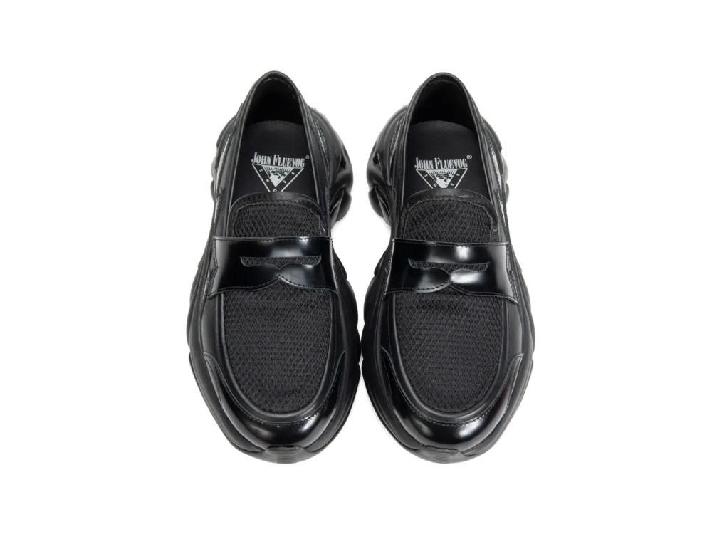 John Fluevog Maverick - Black | Sneaker-Style Penny Loafers