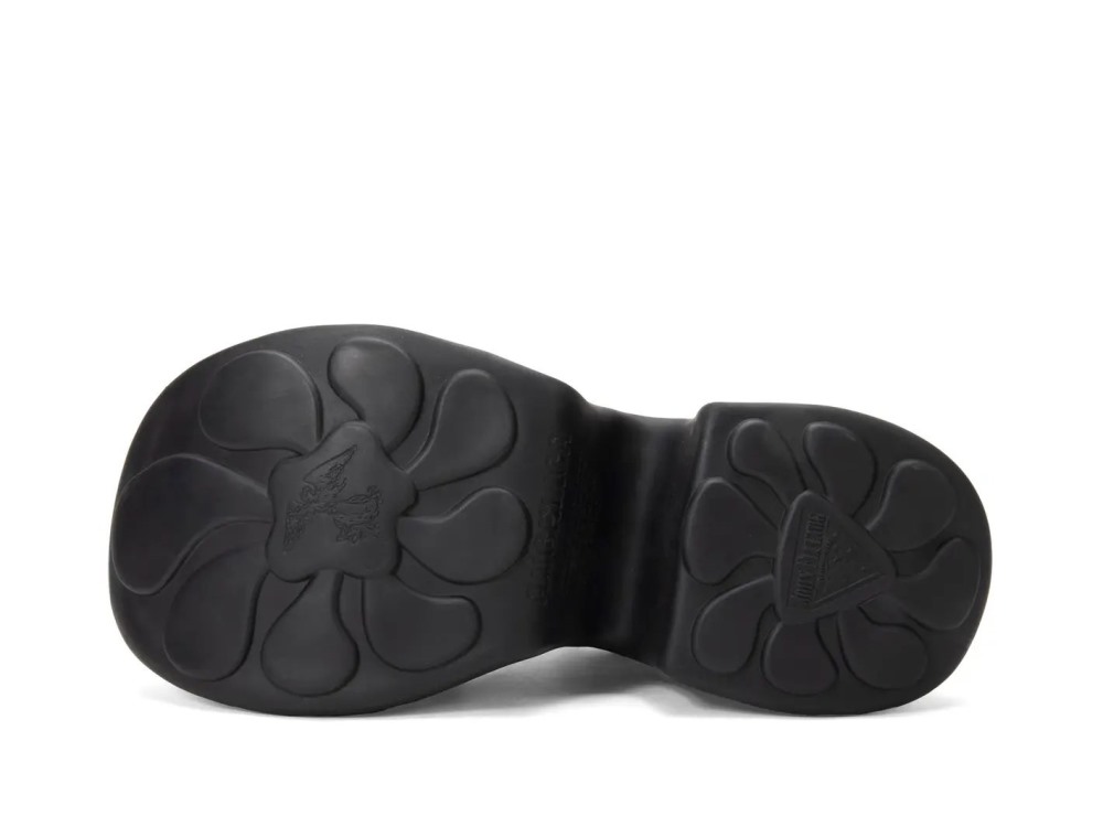 John Fluevog Harriet - Purple Reflective | Platform Slingback Sandals