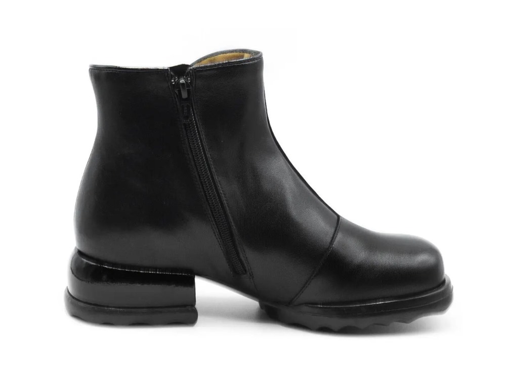 John Fluevog Penney - Black | Ankle Boots with Buttons