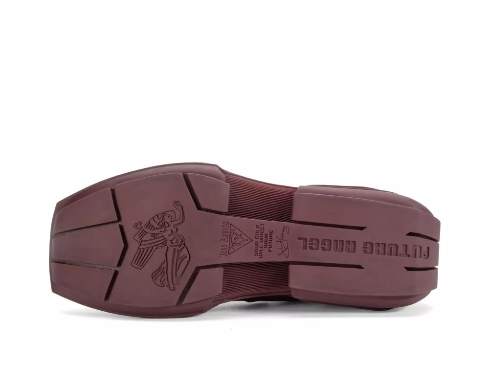 John Fluevog Ethan - Green/Purple/Orange | Mesh-Lined Lace-Up Shoes