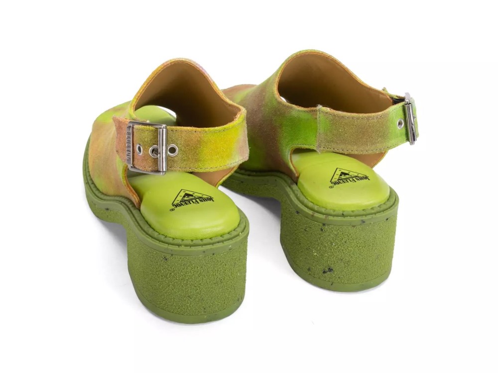 John Fluevog Goofball - Tie-Dye | Open-Toe Slingback Mules