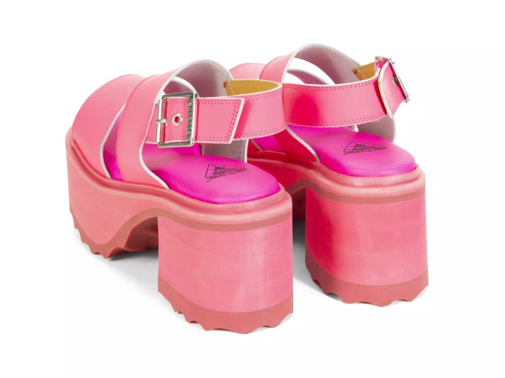 John Fluevog Razzle - Pink | Platform Sandals