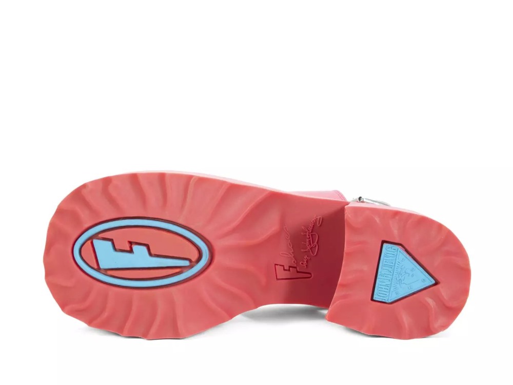John Fluevog Razzle - Pink | Platform Sandals