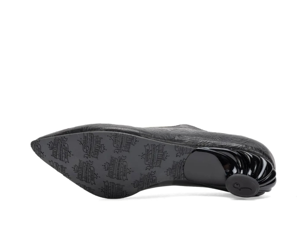 John Fluevog Stellaris - Black | Elegant Lace-Up Heels