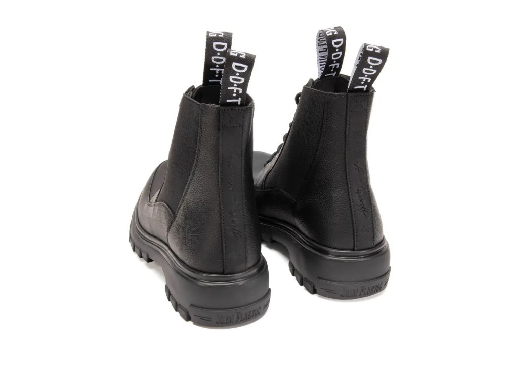 John Fluevog Friday - Black | Everyday Lace-Up Chelsea Boots