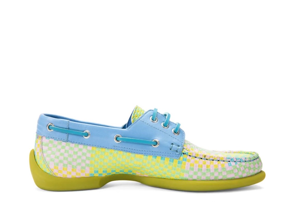 John Fluevog Sailor Swift - Multi Weave | Loafer Boat Shoes