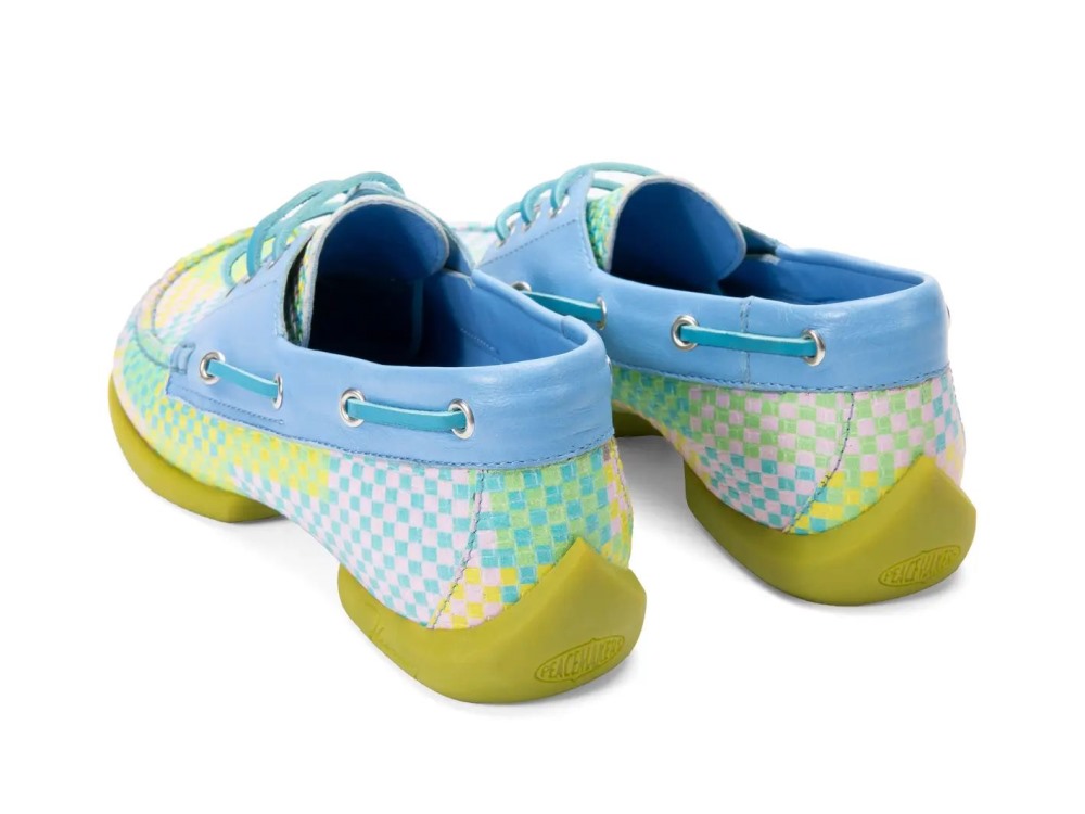John Fluevog Sailor Swift - Multi Weave | Loafer Boat Shoes