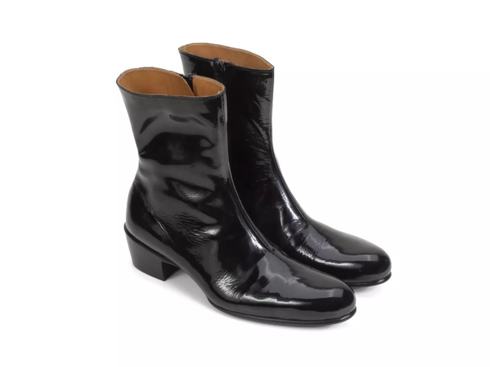 John Fluevog Finn - Black | Zip-Up Leather Boots
