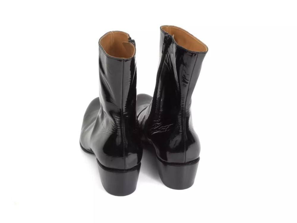 John Fluevog Finn - Black | Zip-Up Leather Boots