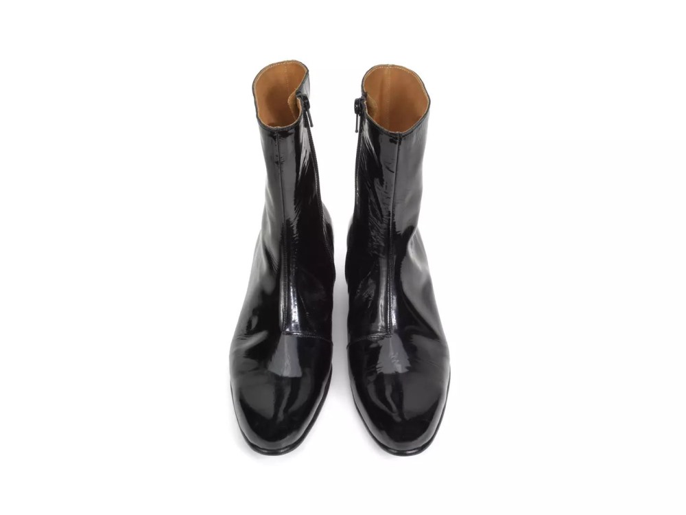 John Fluevog Finn - Black | Zip-Up Leather Boots