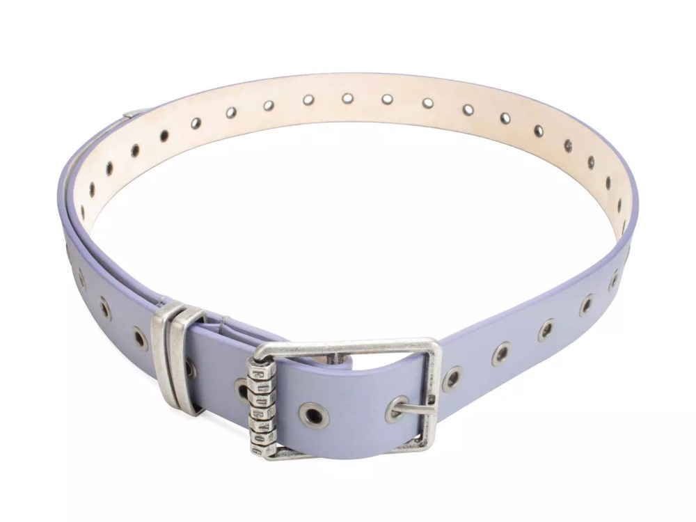 John Fluevog Percivale Belt - Lavender | Casual leather belt