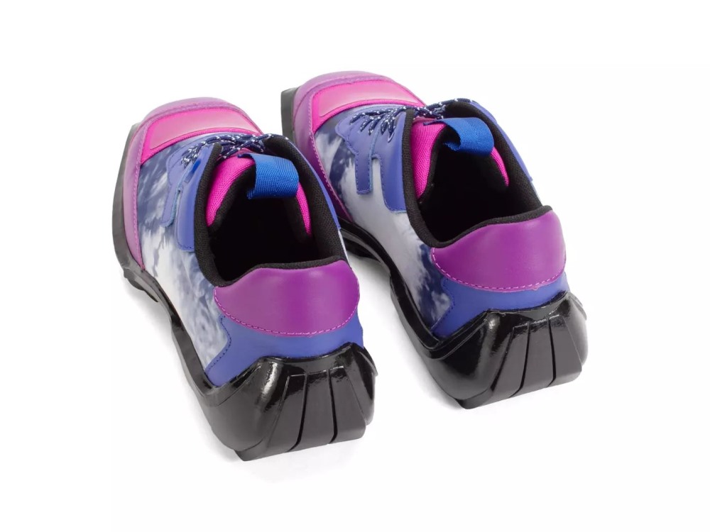 John Fluevog Ethan - Purple/Blue | Mesh-Lined Lace-Up Shoes