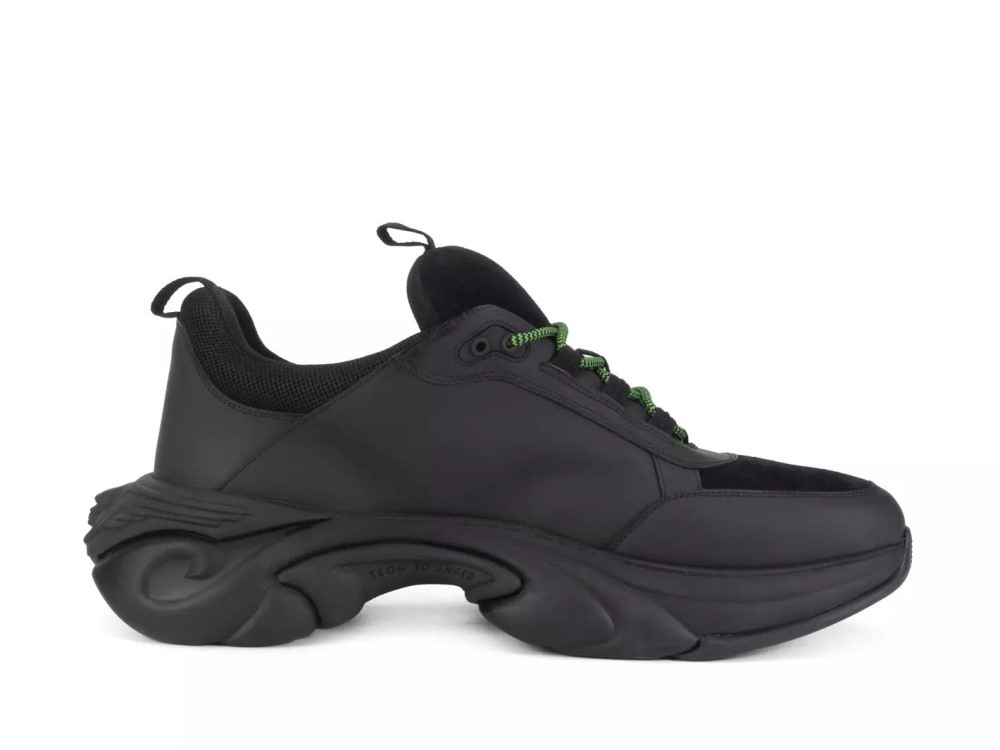 John Fluevog Duesy - Black | Chunky Sneakers