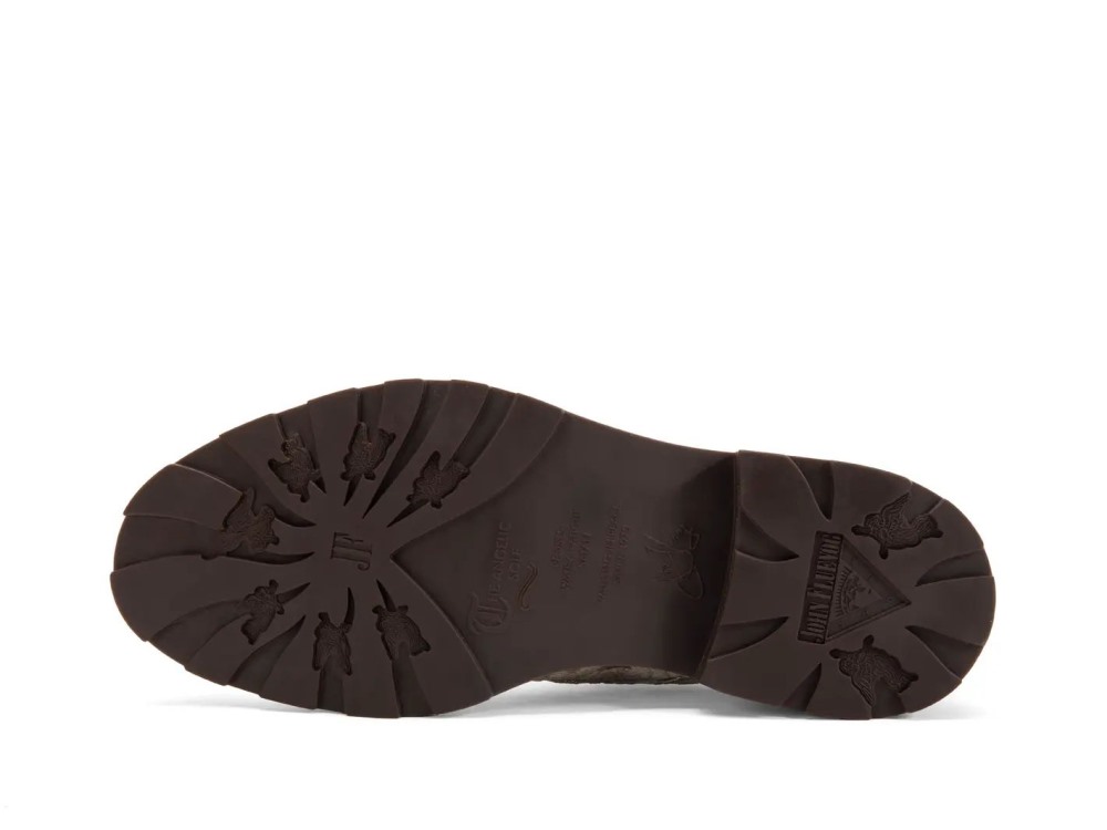 John Fluevog Oakland - Off White | Classic Toe-Capped Derby Shoes
