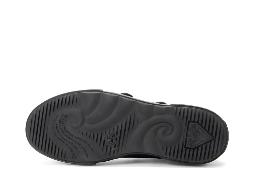 John Fluevog Givens - Black Vegan | Gladiator-Style High-Tops